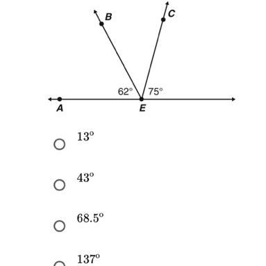 Given the information in the diagram below, what is the measure of LBEC?-example-1