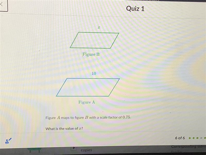 Figure A is a scale image of figure B-example-1