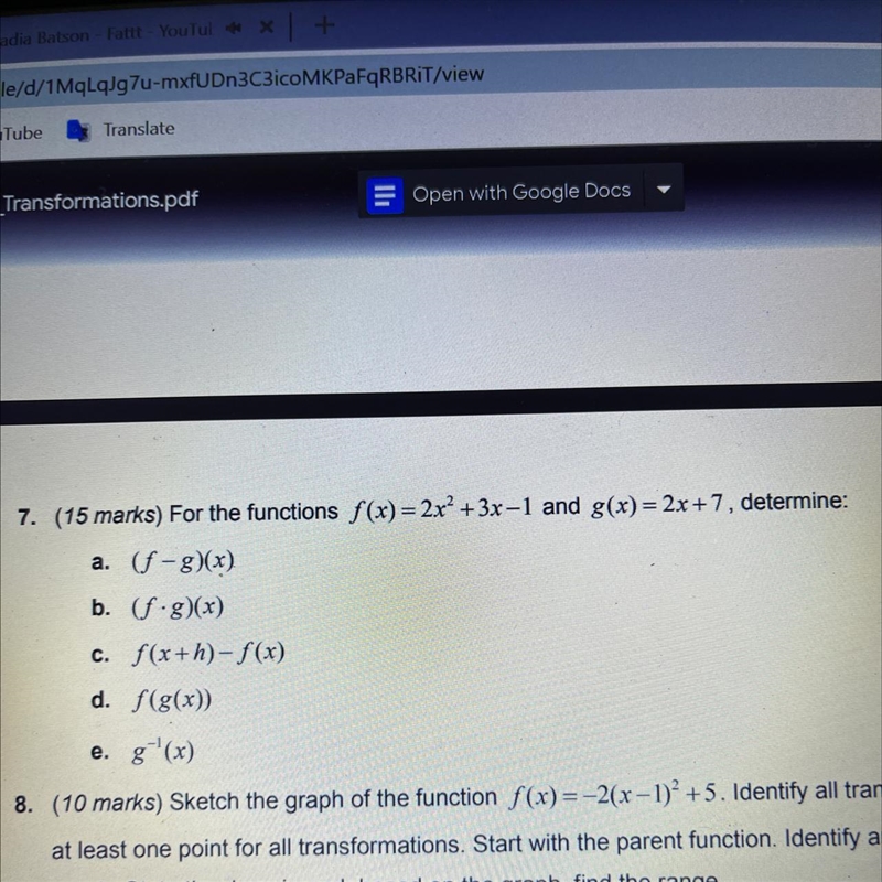 Can i get help for question 7A to E please-example-1