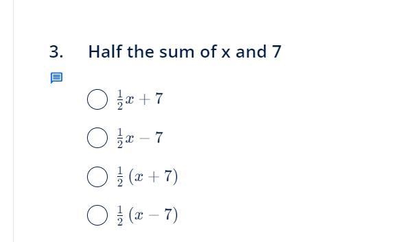 Half the sum of x and 7-example-1