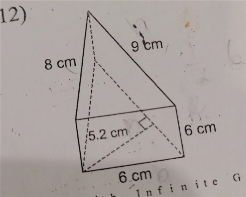 I need help solving the volume of the triangular prism-example-1