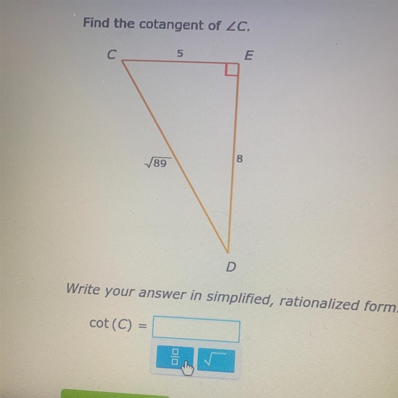 FIND THE COTANGENT! Help me pls.-example-1