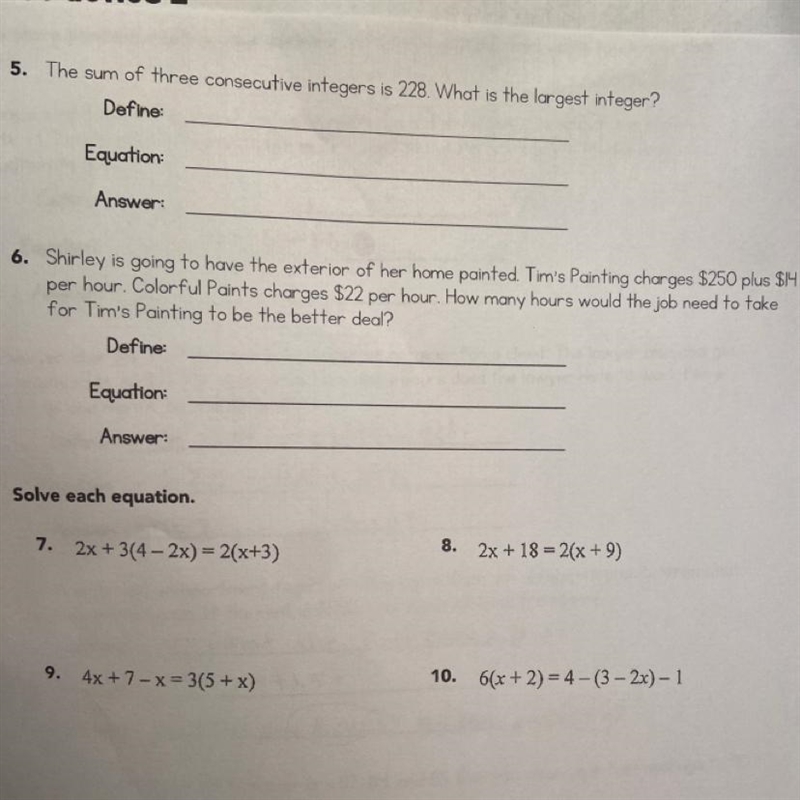 4. Your test scores for the semester are 87, 84, and 85. Can you raise your test average-example-1