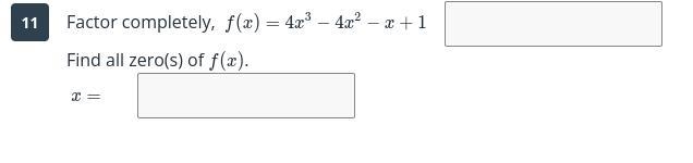 Factor completely and find all the zero(s)-example-1