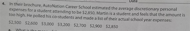 What would Martin's actual personal expenses for that school year have to be so that-example-1