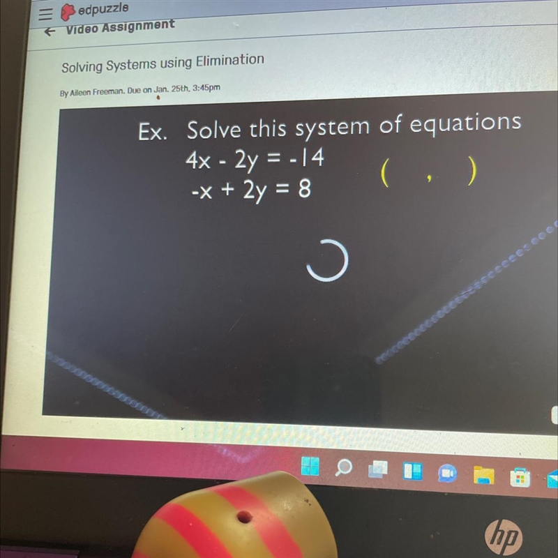 When you add straight down what is the total x value ?-example-1