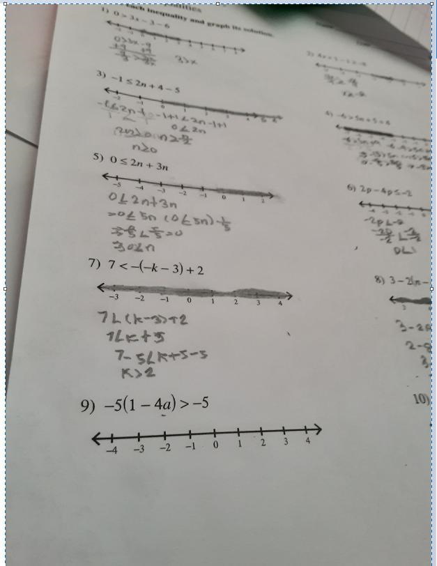 5) 0 < 2n + 3n 2 -3 -2 OL2 ntan =oL 50 colin) L=0 3o2n 7) 7-example-1