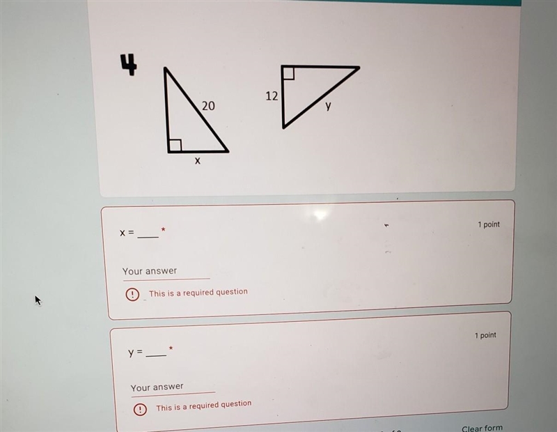 Find x and Find y please​-example-1