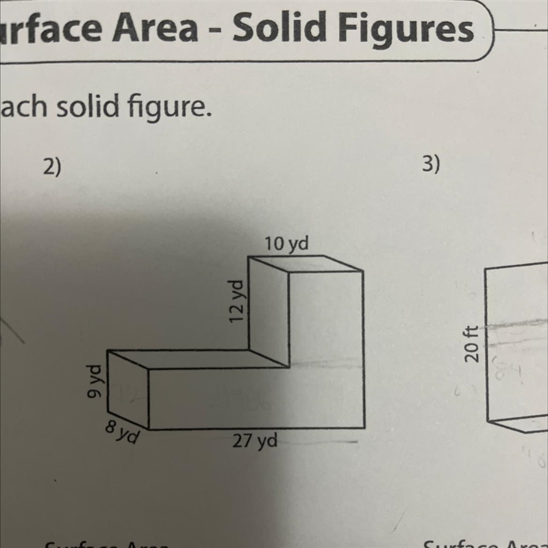 I need help finding the surface area of this shape-example-1