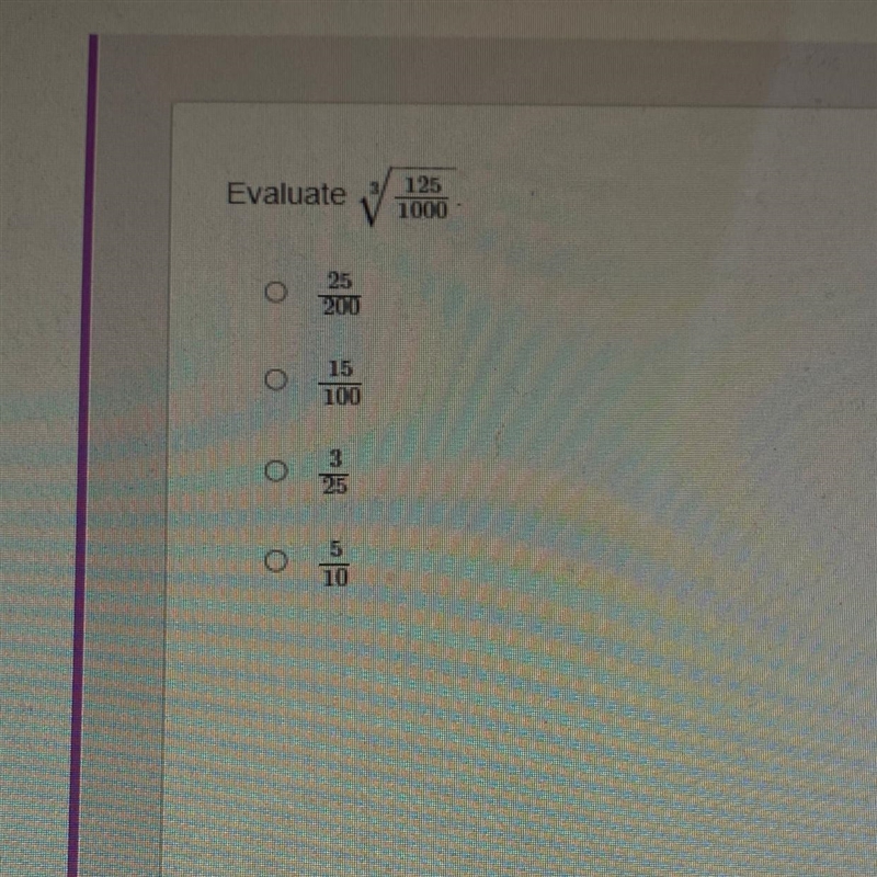 Evaluate 3 square root 125/1000-example-1