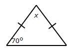 The angles opposite the congruent sides of an isosceles triangle are congruent. Find-example-1