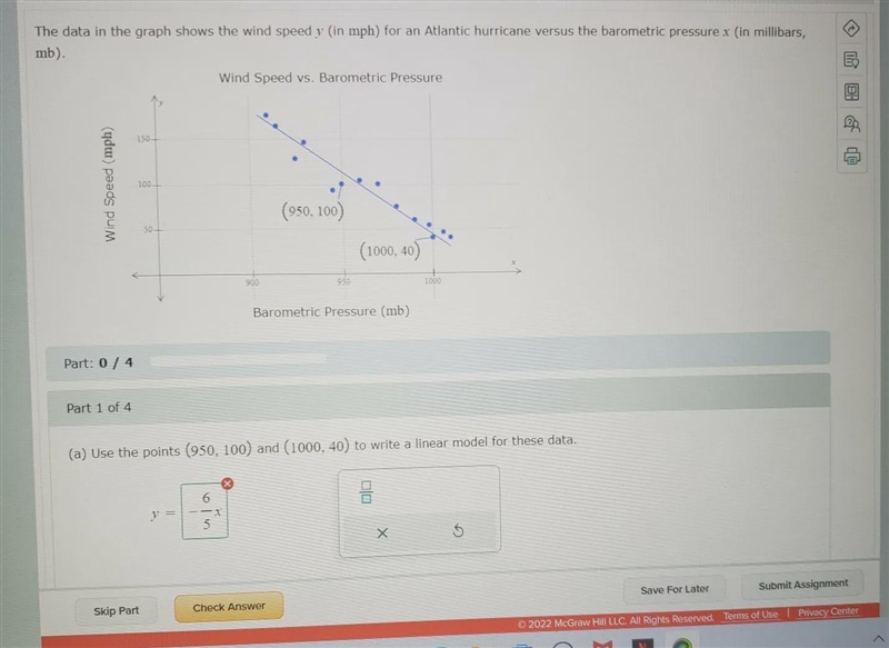 I need help with this question parts 1 - 4-example-1