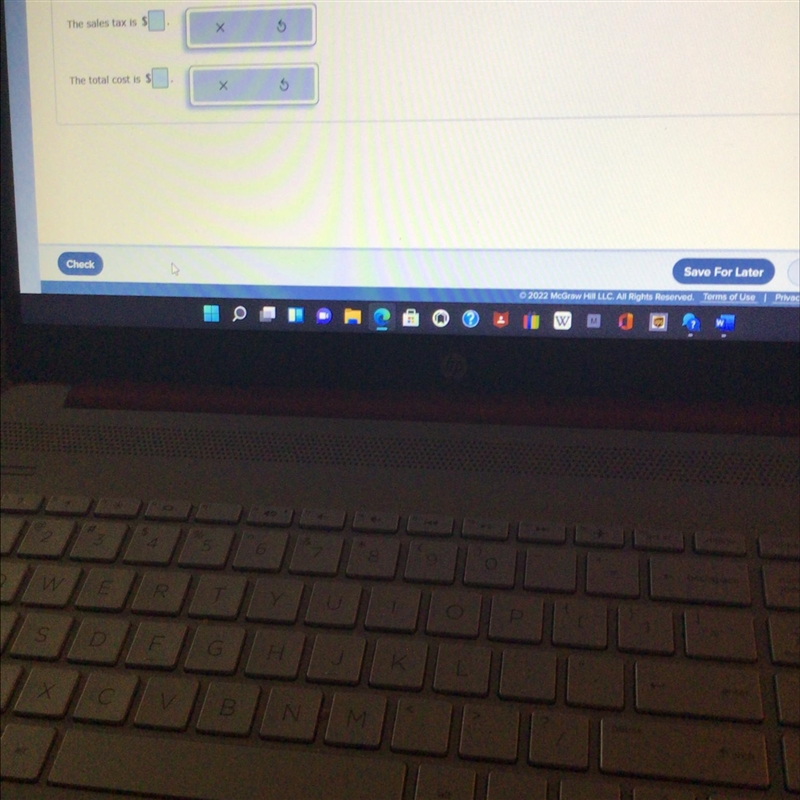 Find the sale tax and the total cost of a wireless mouse that cost $21.99 the tax-example-1