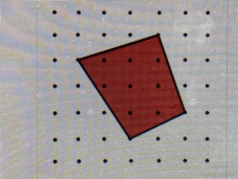 Find the area of the shaded polygon.-example-1