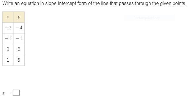 Write an equation in slope-intercept form of the line that passes through the given-example-1