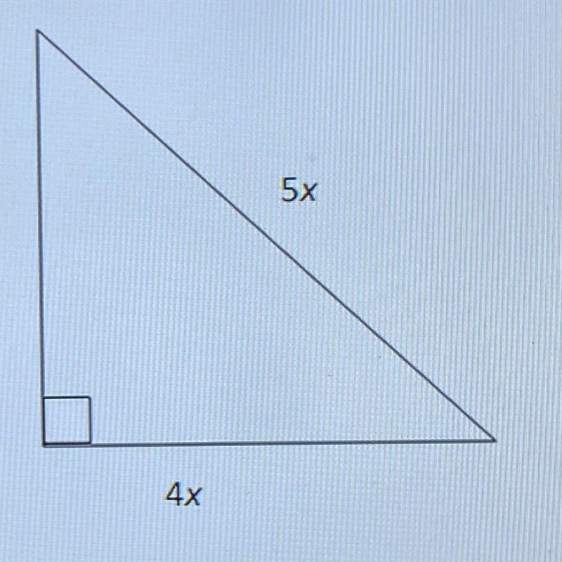 A triangle has the dimensions shown. The area of the triangle is.. A) A=6x^2 B) A-example-1