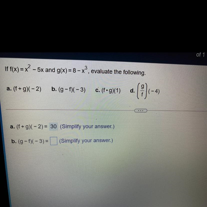 How do I evaluate the following from B through D?-example-1