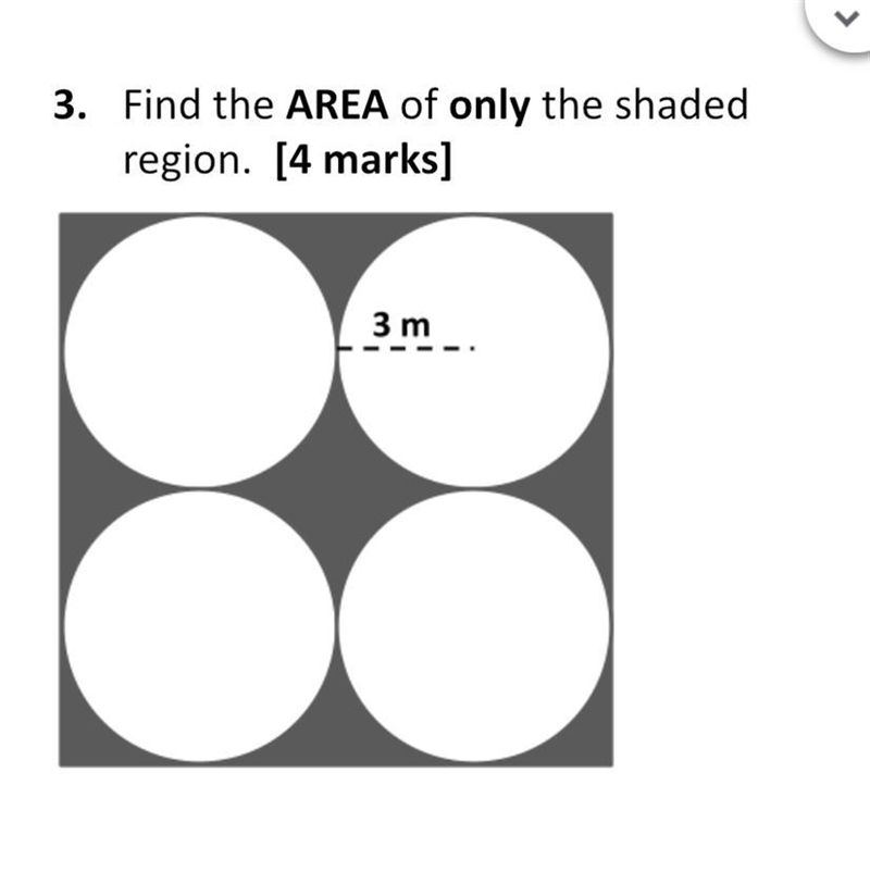 Please help, find the area of only the shaded area.-example-1