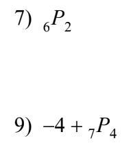 Hey guys, I need your help! The whole permutation stuff is pretty new to me. My teacher-example-1