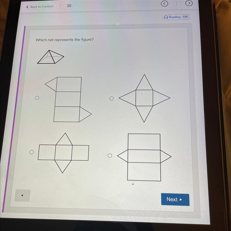 Which net represents the figure you can just label it 1or 4-example-1