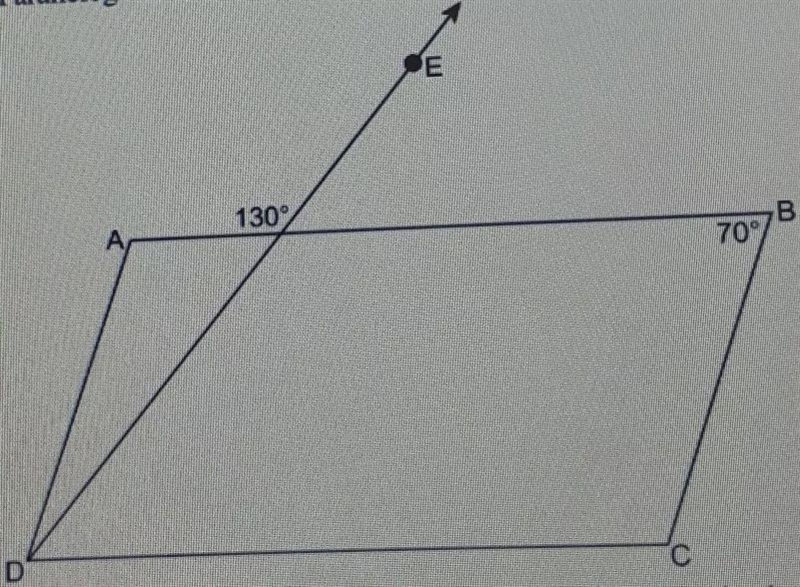 Ray DE passes through the vertex of-example-1