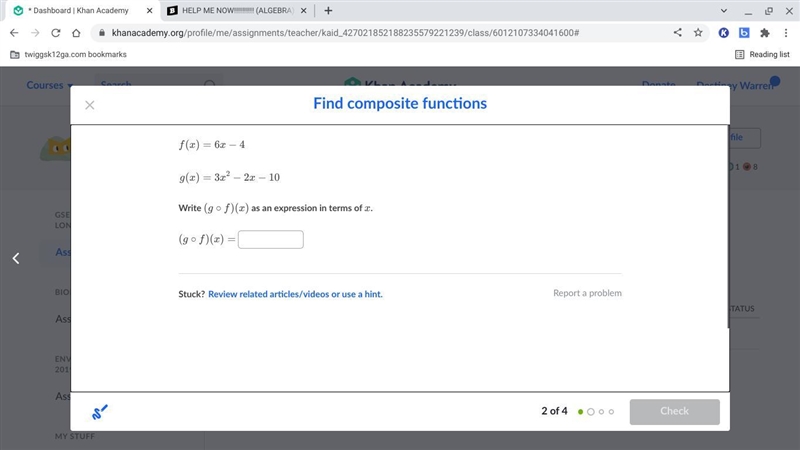 I NEED HELP AGAIN (ALGEBRA)-example-1