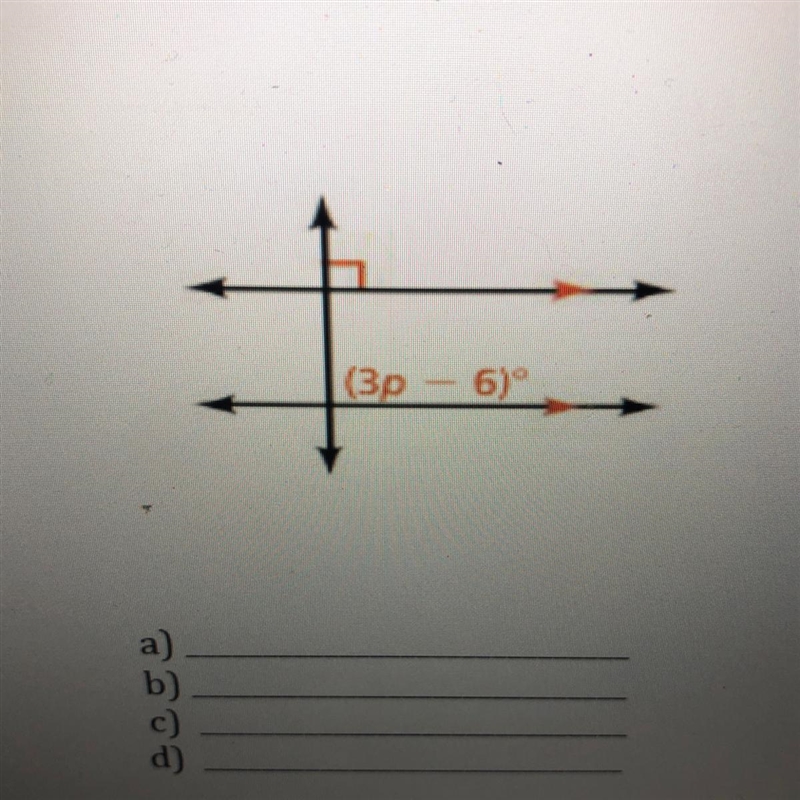 A)State the angle relationship B) Determine whether they are congruent or supplementary-example-1