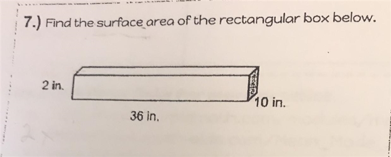 Find the surface area of the rectangular box below-example-1