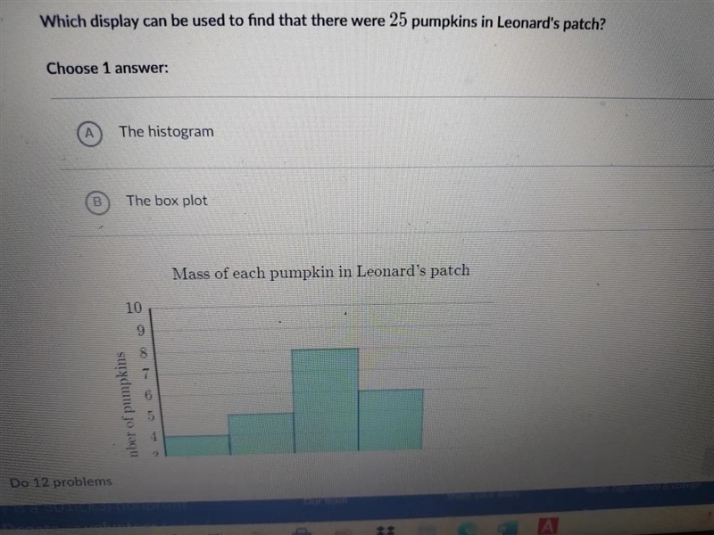 2 part question. and a display chart to view for this homework question.-example-3