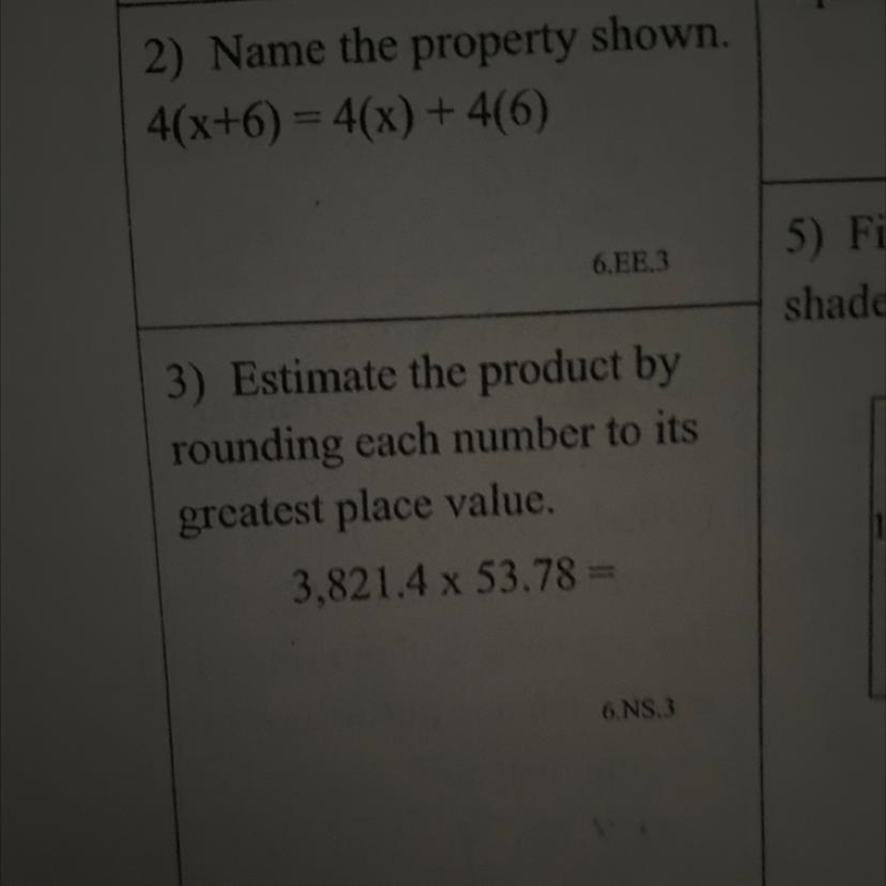 Name the property shown 4 (x+6) = 4(x) + 4(6)-example-1