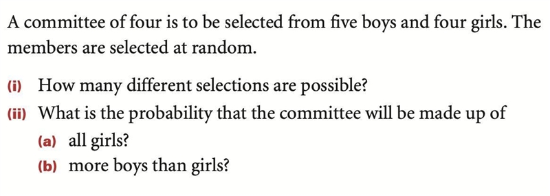 I need help with (ii) both (a) and (b) thanks-example-1