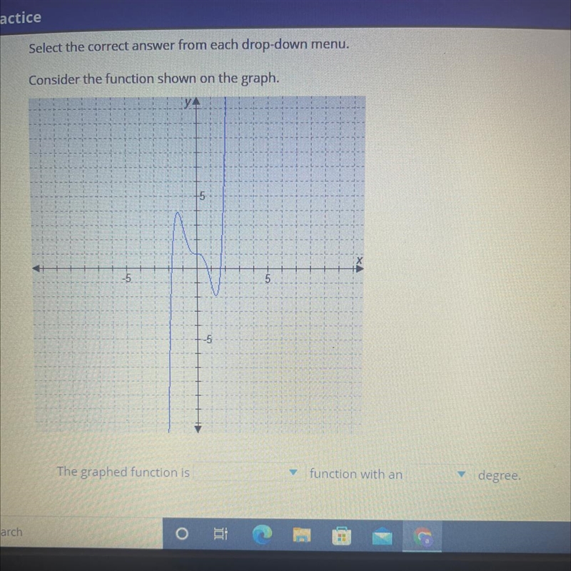 consider the function shown on the graph (picture below )“the graphed function is-example-1