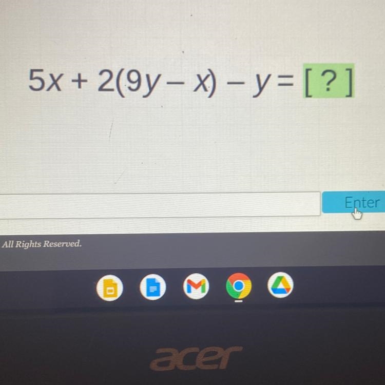 Simplify and then evaluate the equation when x=4 and y =2-example-1