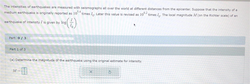 The intensities of earthquakes are measured with seismographs all over the world at-example-1