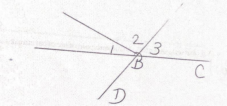 In the accompanying diagram, m<1 = 2x, m<2 = 3x and m<3 = 4x. Find:a) value-example-1