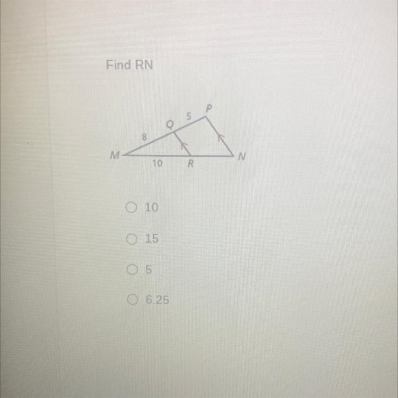 Geometry. find RN. pls help!!-example-1