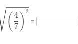 √(4/7)^2 = equations with square roots and cube roots-example-1