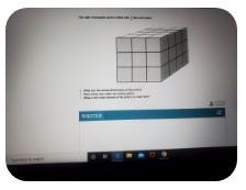 The right rectangular prism is filled with 1/3 foot unit cubes-example-1