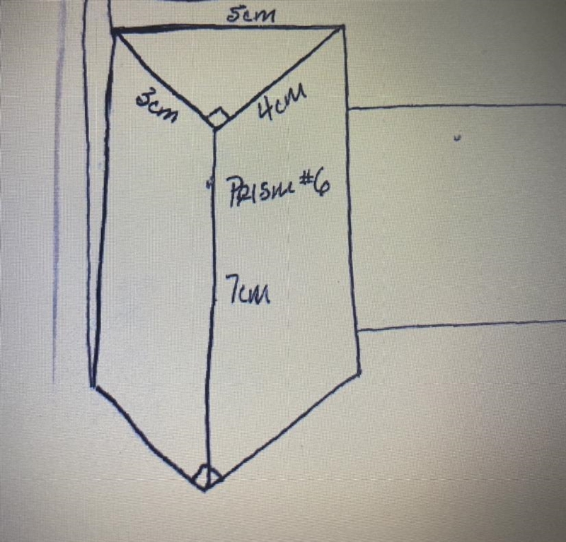 What’s the volume and surface area of the object shown ?-example-1