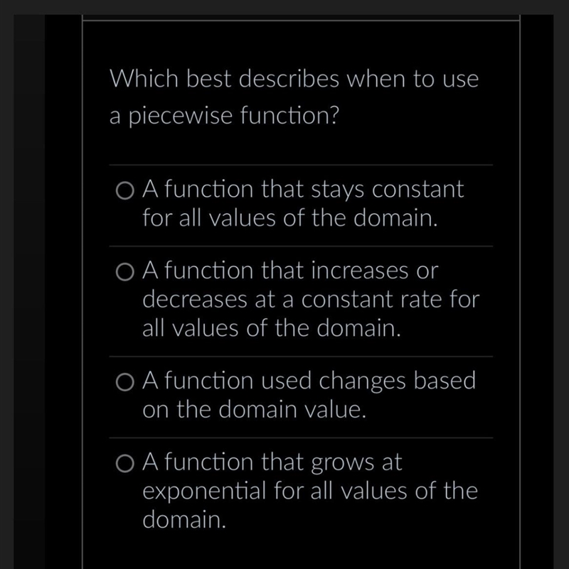 Which one is the option to describe a piece wise function ?-example-1