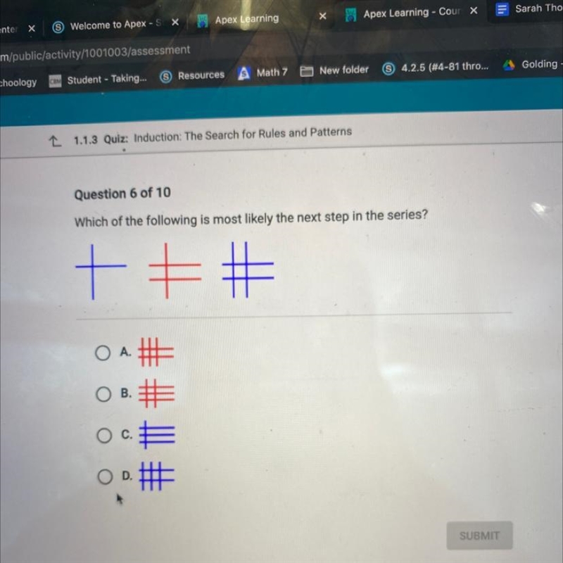 Which of the following is most likely the next step in the series-example-1