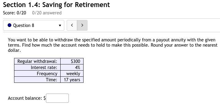 8. You want to be able to withdraw the specified amount periodically from a payout-example-1