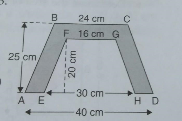 Please solve the attached Find the area of shaded region.​-example-1