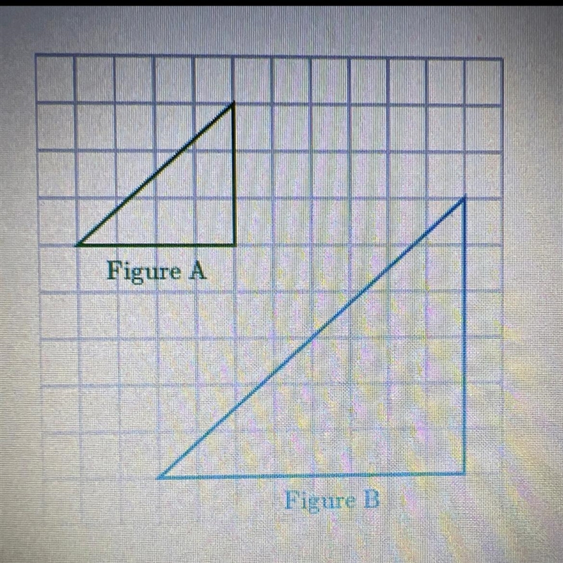 Is Figure B a scale copy of Figure A?-example-1