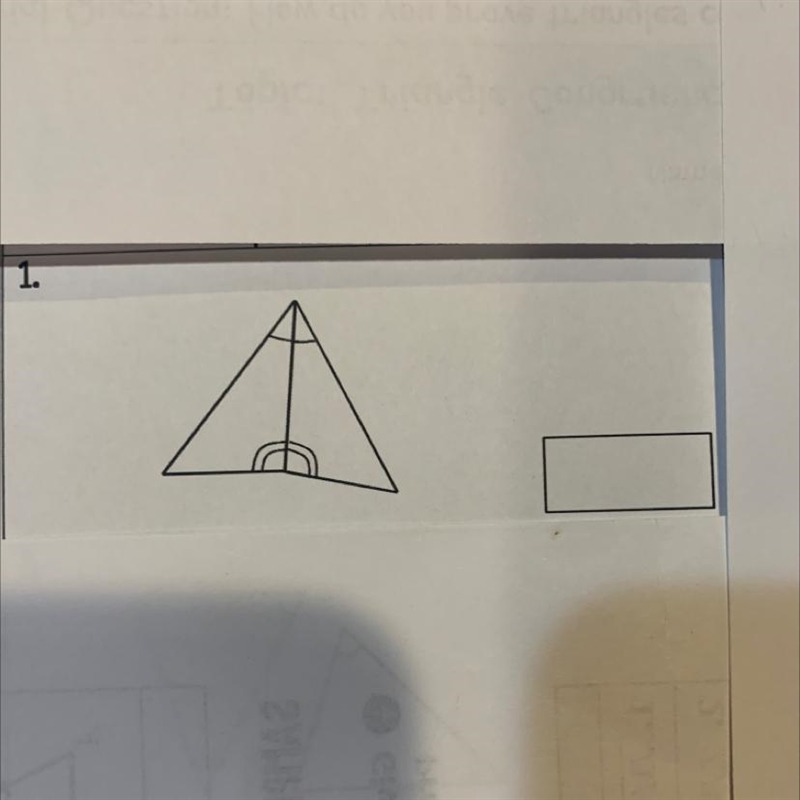 Compare the triangles and determine whether they can be proven congruent by SSS, SAS-example-1