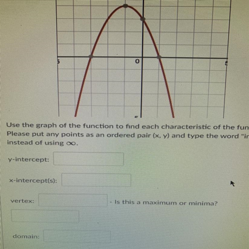 Please tell me how to do this! I also need where it is decreasing! The range and the-example-1