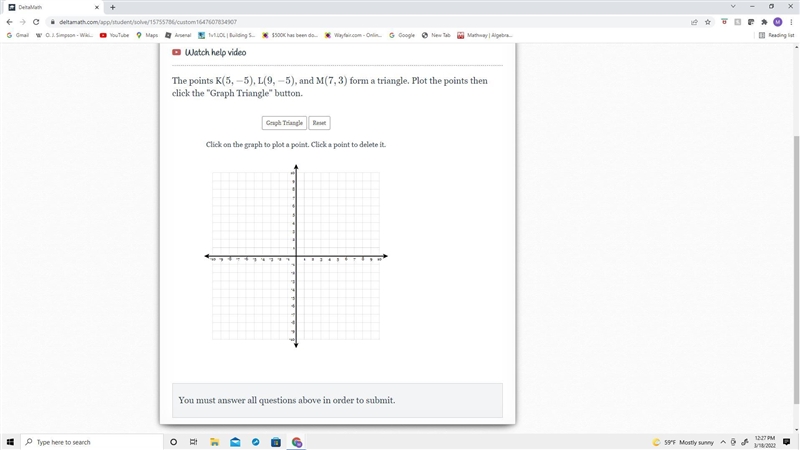 The points K(5,-5), L(9,-5), and M (7,3)-example-1