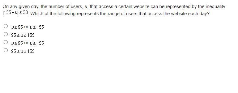 On any given day, the number of users, u, that access a certain website can be represented-example-1