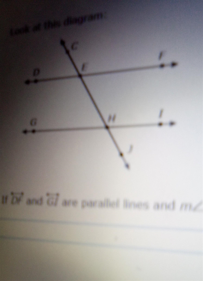 If Df and Gi are parallel lines and m≤ihj=60° what is m≤FEH-example-1