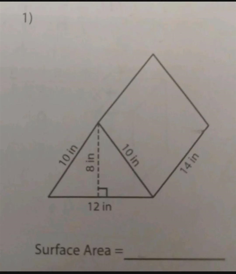 Specifically, I need the surface are which can be found by using this formula: S= Ph-example-1